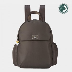 Hedgren Balanced Women's Backpacks Grey Brown | QGR3375BT