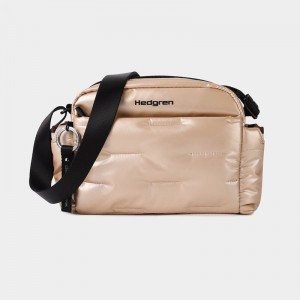 Hedgren Cozy Women's Shoulder Bags Beige | YXC940IE