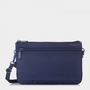 Hedgren Emma Women's Crossbody Bags Dark Blue | TOD796AG