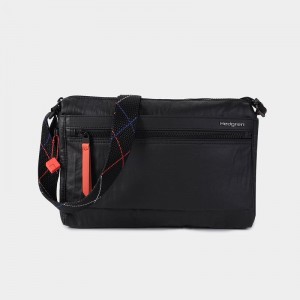 Hedgren Eye Medium Women's Shoulder Bags Black Coral | MYV1397UN