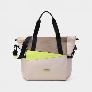 Hedgren Galactic Women's Tote Bags Beige | IRV7678SB