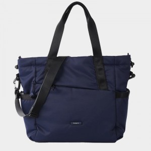 Hedgren Galactic Women's Tote Bags Navy | EHQ921WN