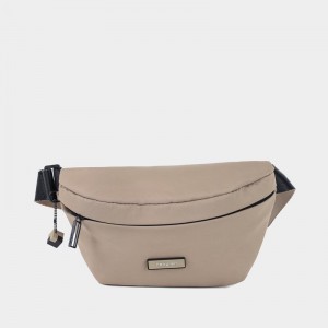 Hedgren Halo Women's Belt Bags Grey Beige | FPC9849EA