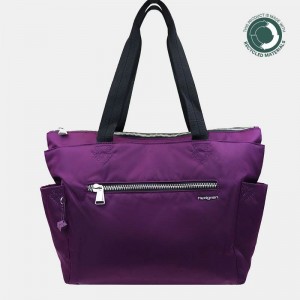 Hedgren Margaret Sustainably Made Women's Tote Bags Purple | GDP5815IX