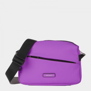 Hedgren Neutron Small Women's Crossbody Bags Purple | ATU1478AZ