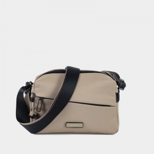 Hedgren Neutron Small Women's Crossbody Bags Grey Beige | GSL27100UK