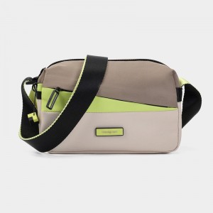 Hedgren Neutron Small Women's Crossbody Bags Beige | YIT938QH