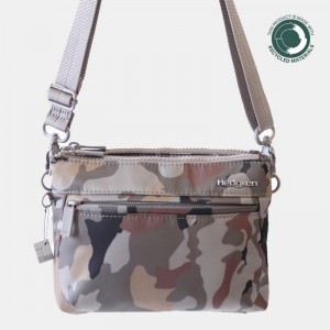 Hedgren Rain Sustainably Made Women's Crossbody Bags Grey Camo | LME892TW