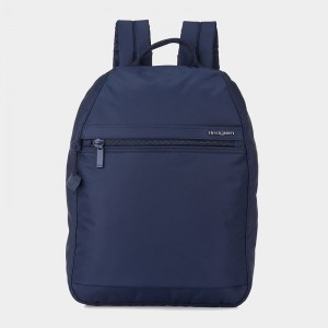 Hedgren Vogue Large Women's Backpacks Dark Blue | MQC2591DM