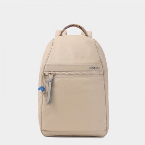 Hedgren Vogue Rfid Women's Backpacks Beige | NPM8418SI