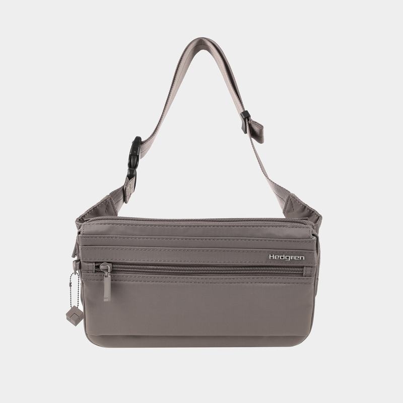 Hedgren Asarum Women's Belt Bags Grey Brown | WLZ823MT