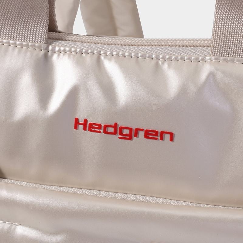 Hedgren Comfy Women's Backpacks Beige | QUR229TT