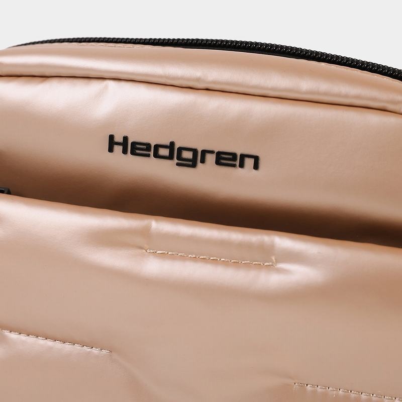 Hedgren Cozy Women's Shoulder Bags Beige | YXC940IE