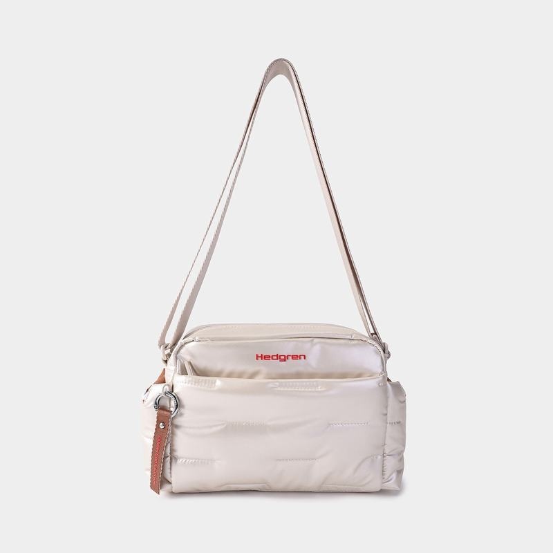 Hedgren Cozy Women's Shoulder Bags Beige | MSL7574CD