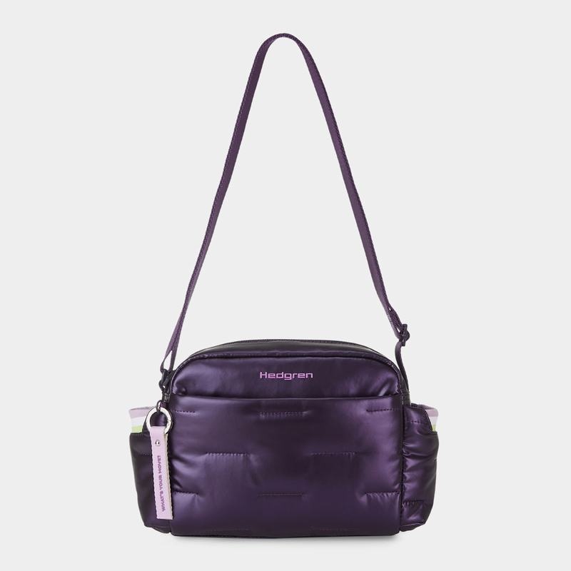 Hedgren Cozy Women's Shoulder Bags Purple Deep Blue | UCX8497OL