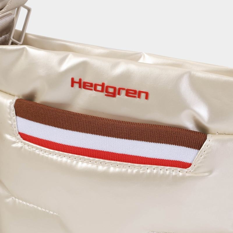 Hedgren Cushy Women's Crossbody Bags Beige | BHR5549YO