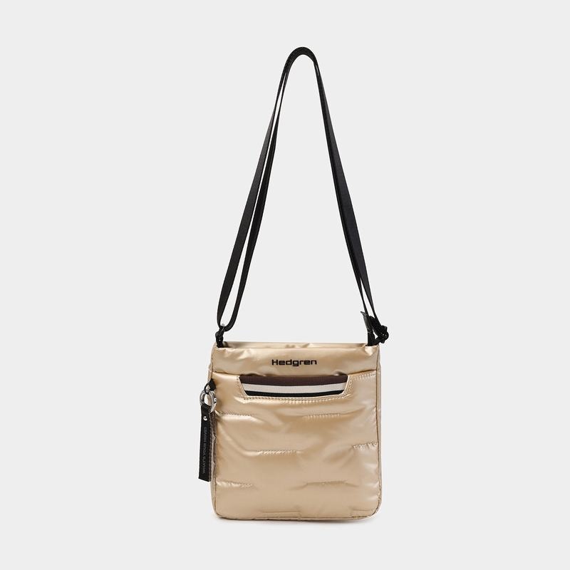 Hedgren Cushy Women's Crossbody Bags Beige | PSI2489VI