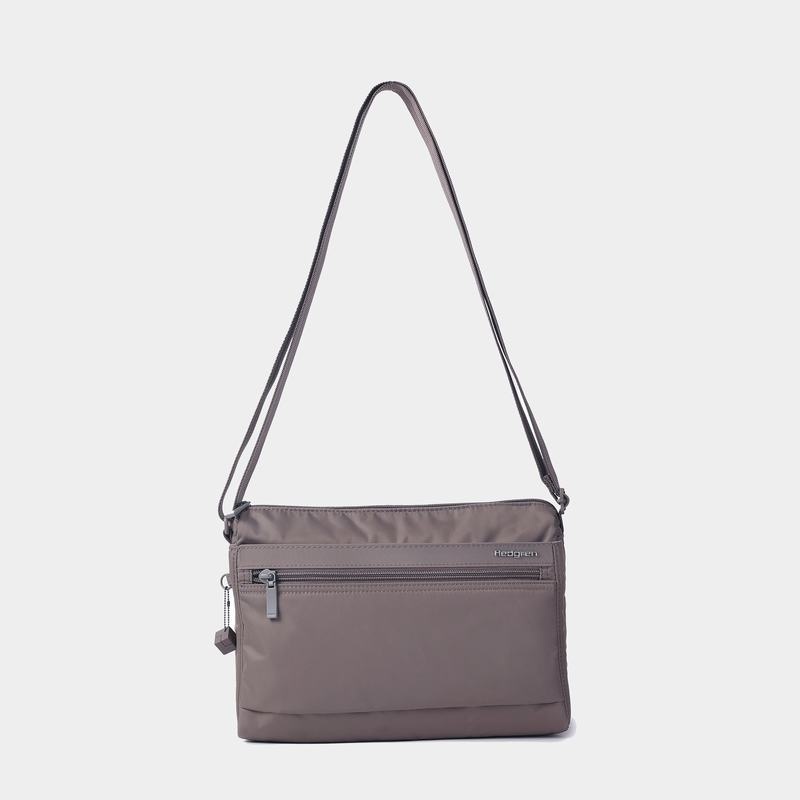 Hedgren Eye Medium Women's Shoulder Bags Grey Brown | GMF561ZX