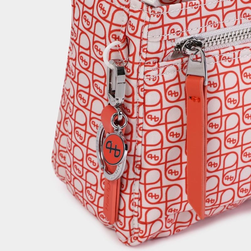 Hedgren Eye Women's Shoulder Bags Orange Coral Grey | PRE1656SZ