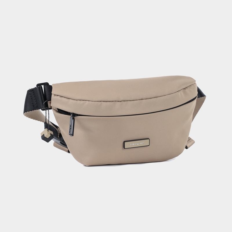 Hedgren Halo Women's Belt Bags Grey Beige | FPC9849EA