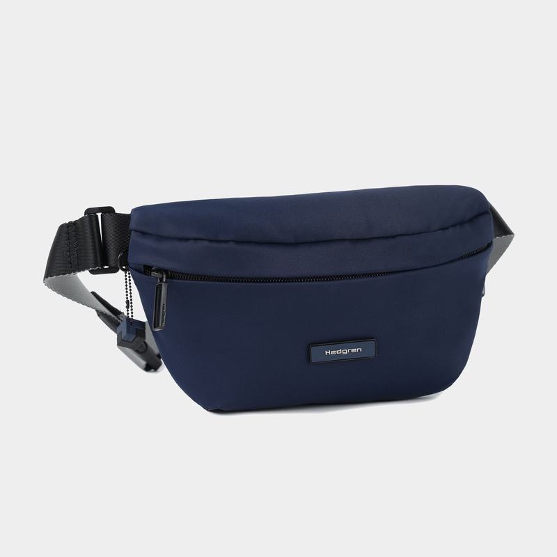 Hedgren Halo Women's Belt Bags Navy | SNK2080GN