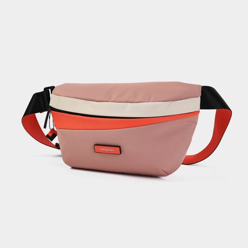 Hedgren Halo Women's Belt Bags Pink Orange | ONH4914ZR