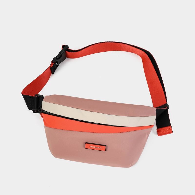 Hedgren Halo Women's Belt Bags Pink Orange | ONH4914ZR