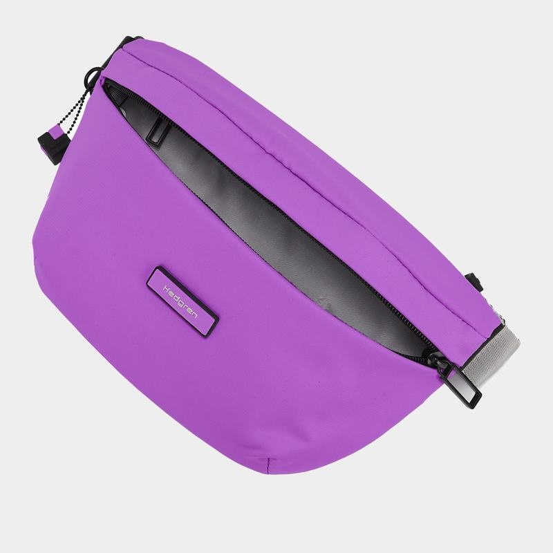 Hedgren Halo Women's Belt Bags Purple | CSO714KD