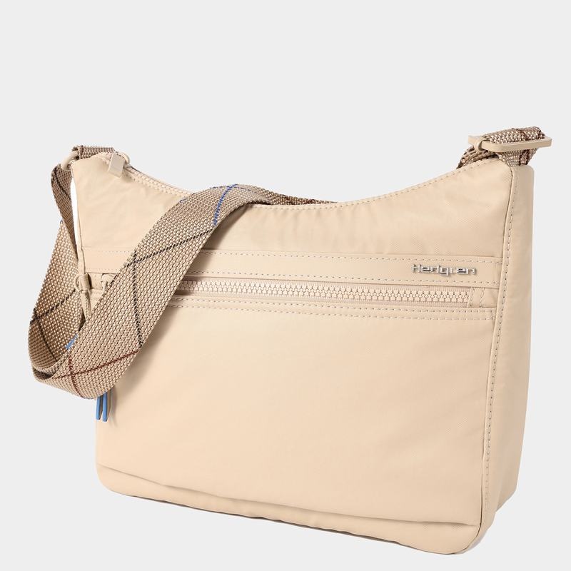 Hedgren Harper's Rfid Women's Shoulder Bags Beige | GNM3793ZS