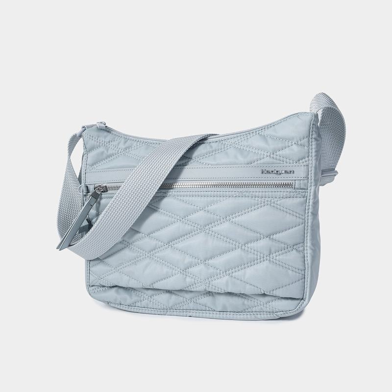 Hedgren Harpers Women's Crossbody Bags Light Blue | TSV6535YV