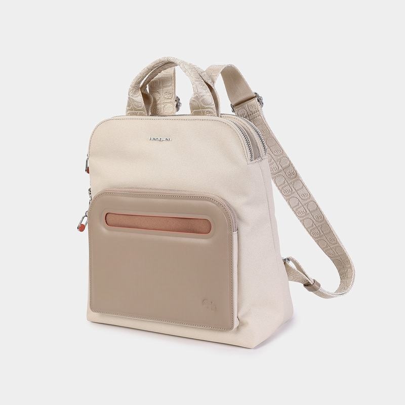 Hedgren Latte Women's Backpacks Beige | DOD8512BO