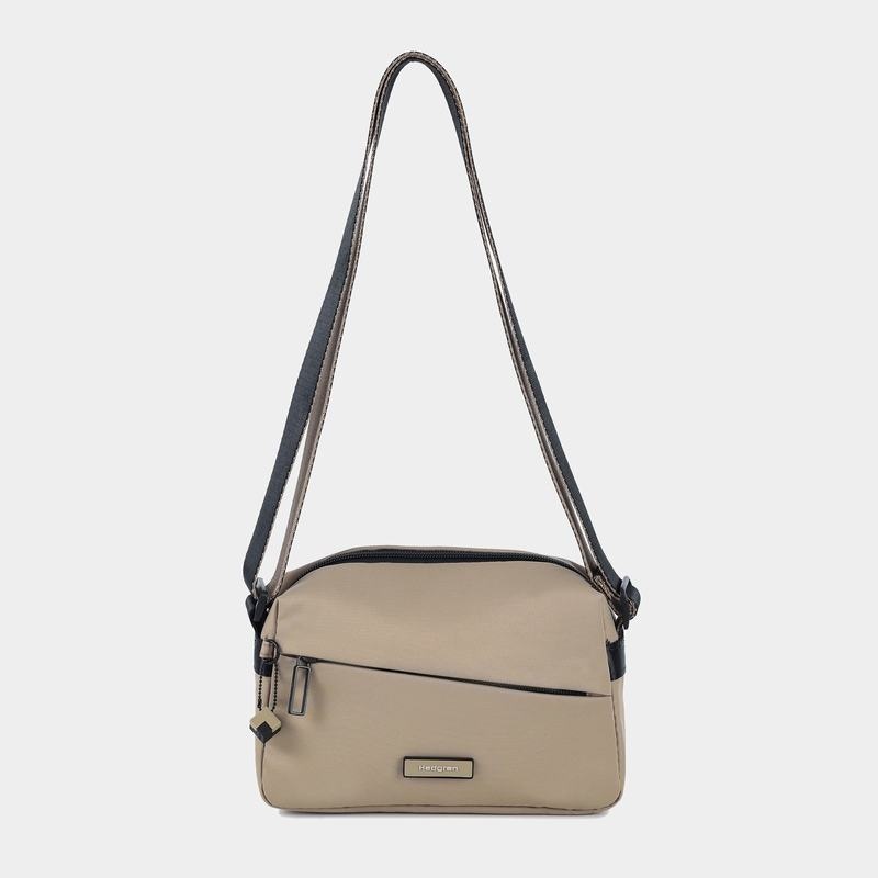 Hedgren Neutron Small Women's Crossbody Bags Grey Beige | GSL27100UK