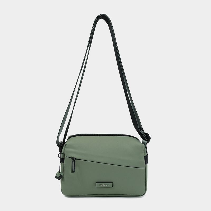 Hedgren Neutron Small Women's Crossbody Bags Green | YXX3548UL