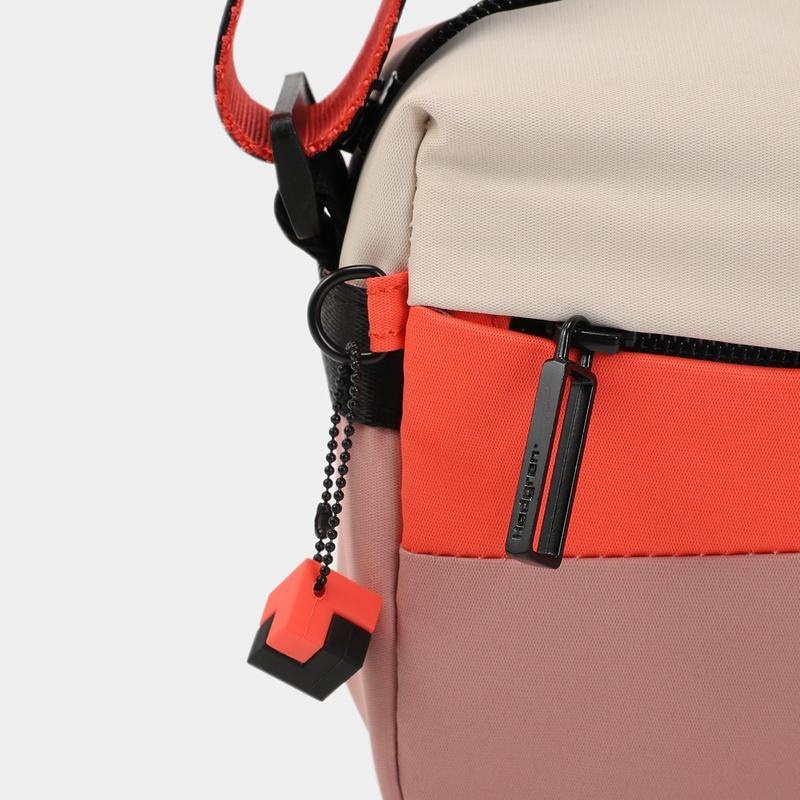 Hedgren Neutron Small Women's Crossbody Bags Pink Orange | JYU1531WG