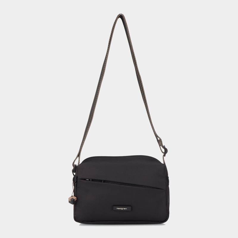 Hedgren Neutron Small Women's Crossbody Bags Black | VEF9299AW