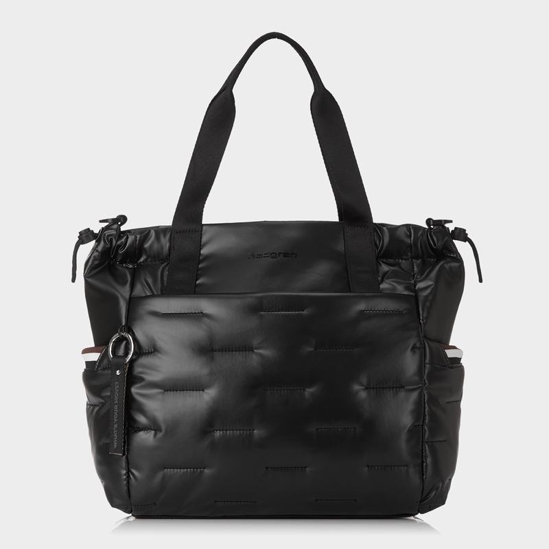 Hedgren Puffer Women's Tote Bags Black | XSE9563AJ