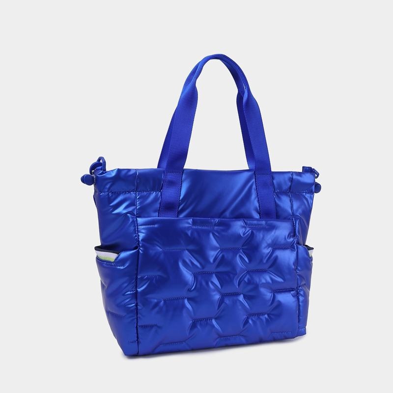 Hedgren Puffer Women's Tote Bags Blue | VRW9218WZ