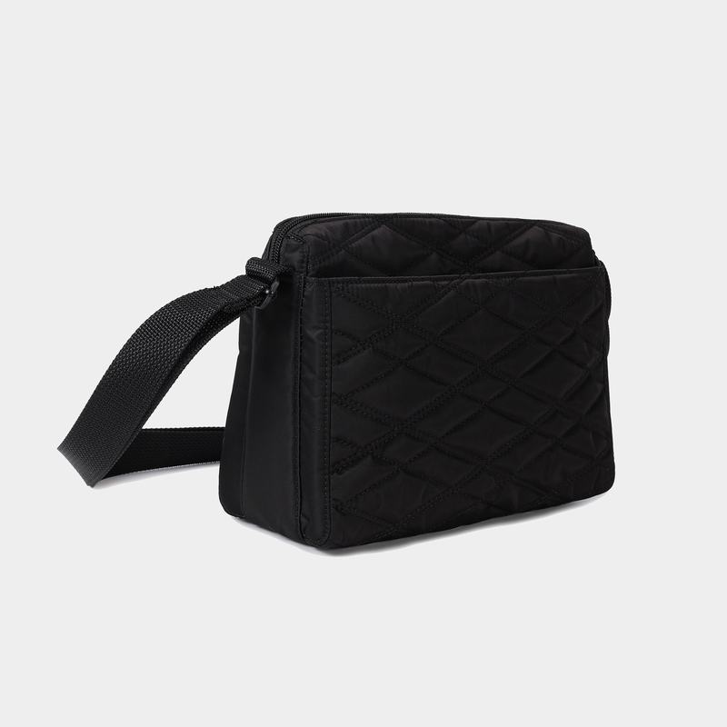 Hedgren Quilted Eye Rfid Medium Women's Shoulder Bags Black | GDE3676AC