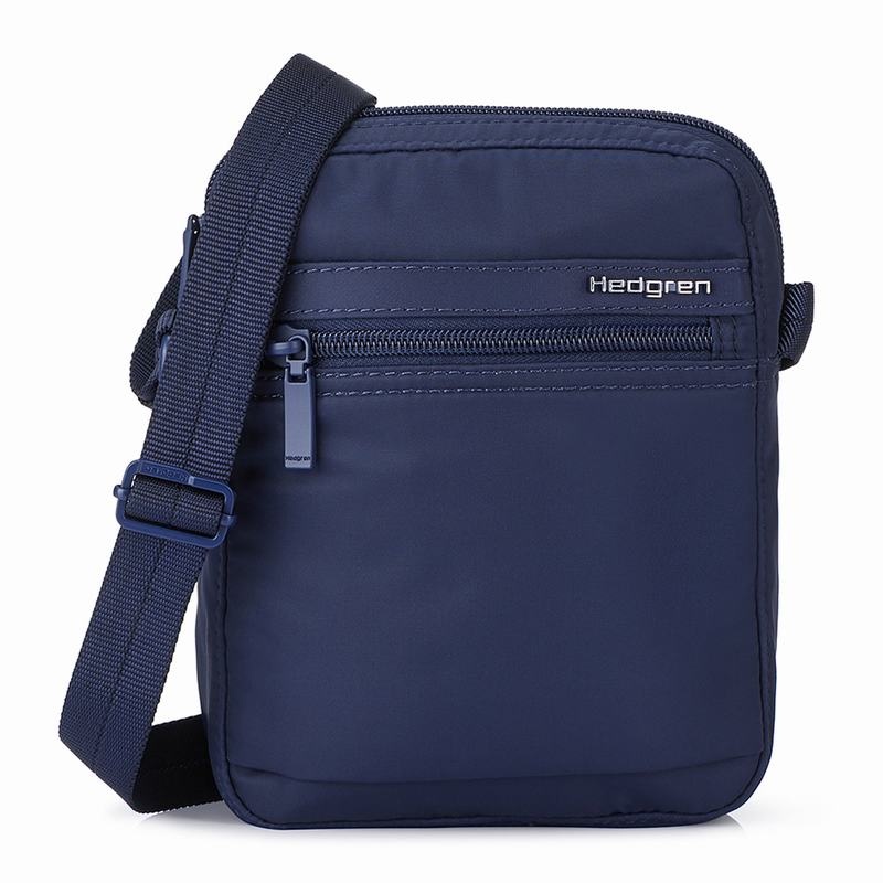 Hedgren Rush Women\'s Crossbody Bags Dark Blue | GSR698OS