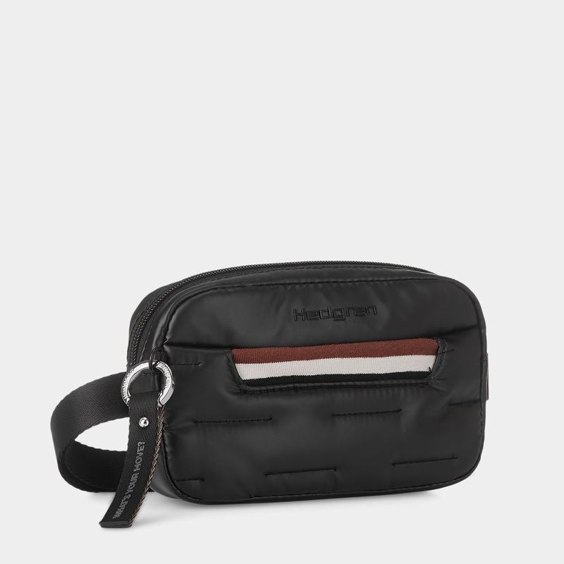 Hedgren Snug Women's Belt Bags Black | ZBF9887NG