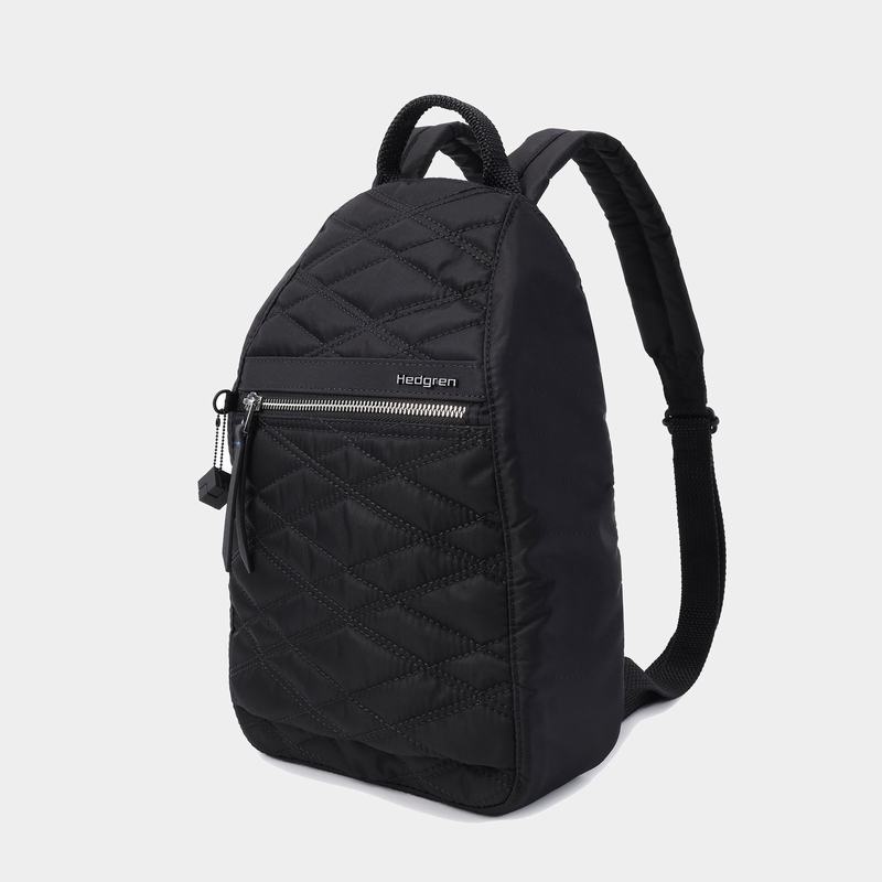 Hedgren Vogue Rfid Women's Backpacks Black | KKM8299NE