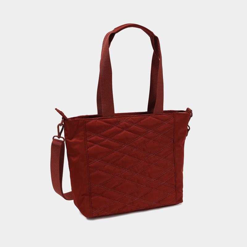 Hedgren Zoe Medium Rfid Women's Tote Bags Red Brown | IHB4757TM