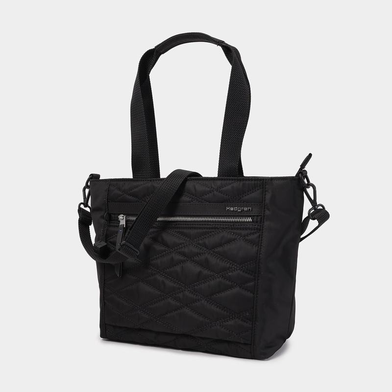 Hedgren Zoe Medium Rfid Women's Tote Bags Black | DPE3980UP